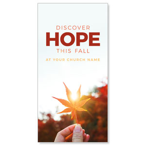 Fall Discover Hope 11" x 5.5" Oversized Postcards