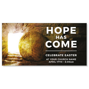 Hope Has Come Tomb 11" x 5.5" Oversized Postcards
