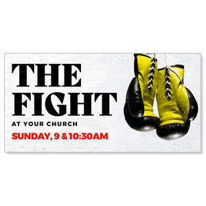 CMU The Fight Yellow Gloves 2022 11" x 5.5" Oversized Postcards