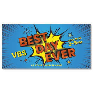 Best Day Ever 11" x 5.5" Oversized Postcards