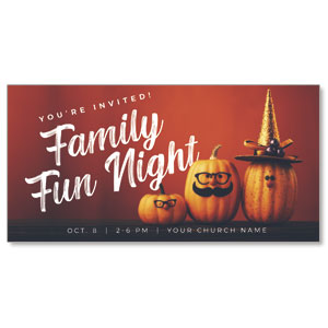 Family Fun Night 11" x 5.5" Oversized Postcards