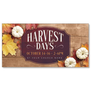 Harvest Days 11" x 5.5" Oversized Postcards