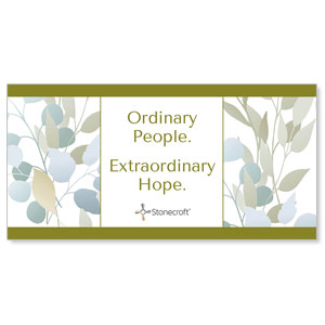Ordinary People, Extraordinary Hope 11" x 5.5" Oversized Postcards