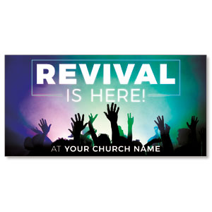 Revival is Here 11" x 5.5" Oversized Postcards