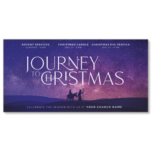 Journey to Christmas 11" x 5.5" Oversized Postcards