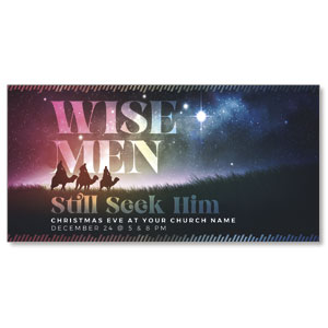 Wise Men Seek Him 11" x 5.5" Oversized Postcards