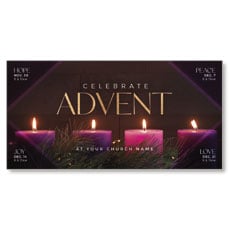Celebrate Advent Candles 