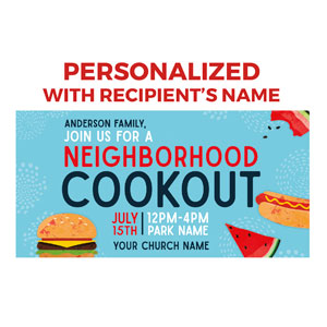 Neighborhood Cookout Personalized OP