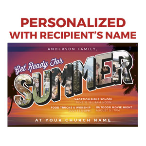 Summer Postcard Personalized IC