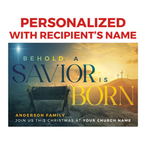 Behold A Savior Is Born Personalized IC