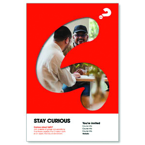 Alpha Stay Curious People Posters
