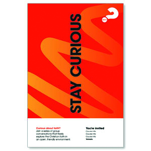 Alpha Stay Curious Vertical Posters