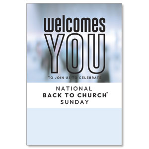 Back to Church Welcomes You Posters