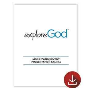 Explore God Mobilization Event Presentation Sample SpecialtyItems