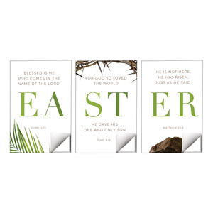 Easter Week Icons Triptych 24 x 36 Quick Change Art