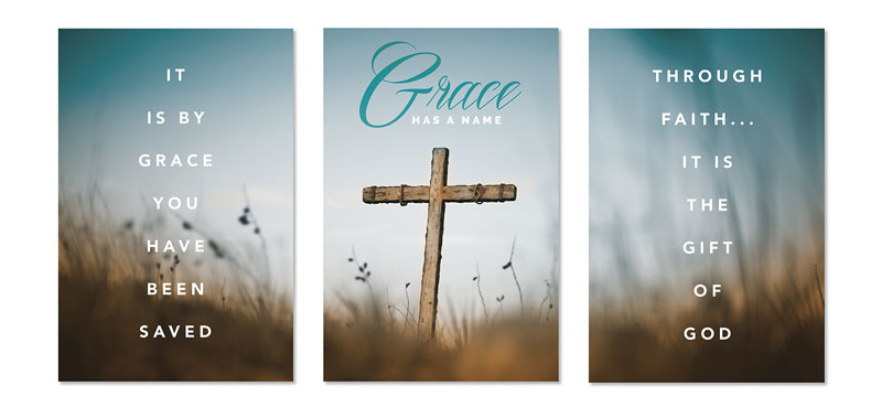 Wall Art, Easter, Grace Has A Name, 23 x 34.5