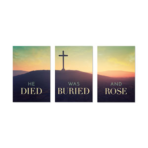 Died Buried Rose 23" x 34.5" Rigid Wall Art