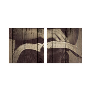 Mod Open Bible Pair 23" x 23" Rigid Wall Art