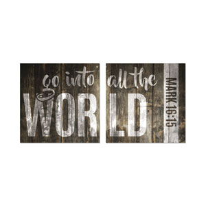 Mod All The World 23" x 23" Rigid Wall Art