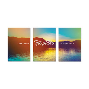 Plans I Have For You 23" x 34.5" Rigid Wall Art