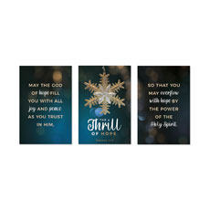 Thrill Of Hope Triptych 