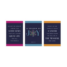 Joy Snowflake Triptych 