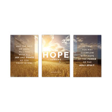 Hope Is Here Fall Triptych 