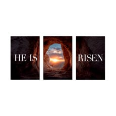 Tomb Risen Triptych 