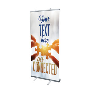 Connected Your Text 4' x 6'7" Vinyl Banner