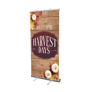 Harvest Days 4' x 6'7" Vinyl Banner