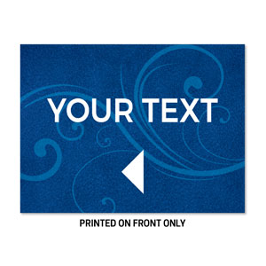 Flourish Your Text 23" x 17.25" Rigid Sign