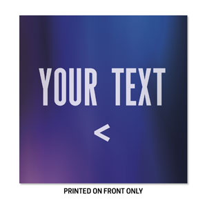 Aurora Lights Your Text Here 23" x 23" Rigid Sign