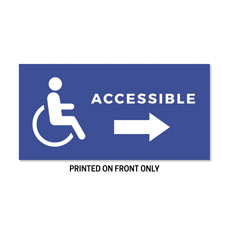 Wheelchair Accessible Blue 