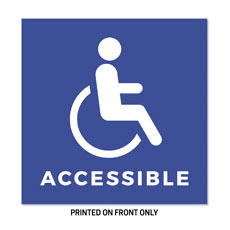 Wheelchair Accessible Blue 