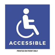 Wheelchair Accessible Blue 