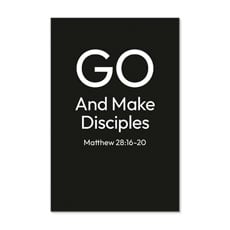White Text Make Disciples 