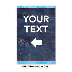 Blue Revival Your Text 23" x 34.5" Rigid Sign