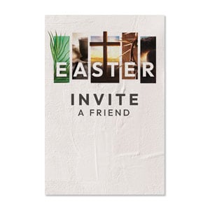 Easter Season Images Invite A Friend 23" x 34.5" Rigid Sign