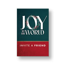 Joy to the World Wreath Invite A Friend 