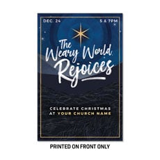 Weary World Rejoices Blue 