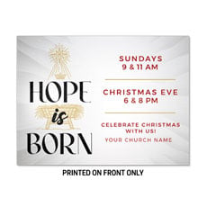 Hope is Born Manger 