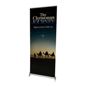 Christmas Journey 2'7" x 6'7"  Vinyl Banner