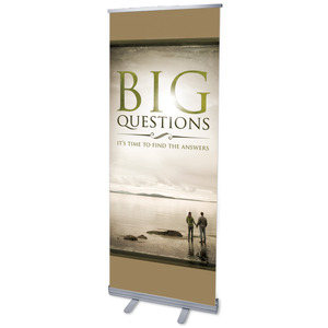 Big Questions 2'7" x 6'7"  Vinyl Banner