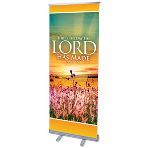 This is the Day 2'7" x 6'7"  Vinyl Banner
