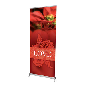 Together for the Holidays Love 2'7" x 6'7"  Vinyl Banner