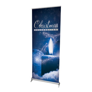 Christmas Celebration 2'7" x 6'7"  Vinyl Banner
