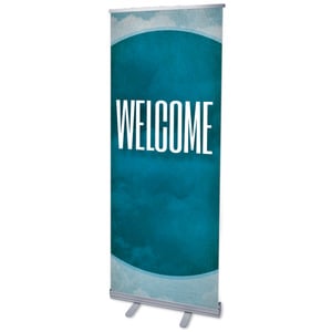 Celestial Welcome 2'7" x 6'7"  Vinyl Banner