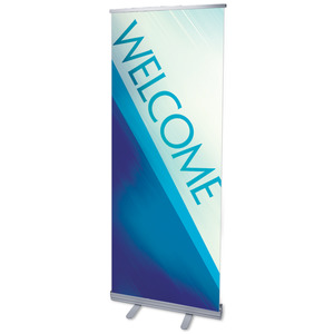 Color Rays Welcome 2'7" x 6'7"  Vinyl Banner