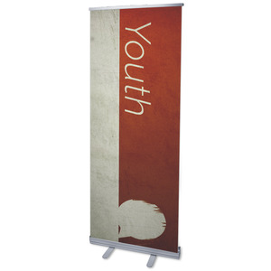 Color Block Youth 2'7" x 6'7"  Vinyl Banner