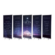The Gifts of Christmas Advent 5 Banner Set 